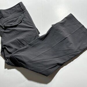 Prana Convertible Cargo Pants -Shorts-Capris -Full Length Womens 12 Nylon Grey